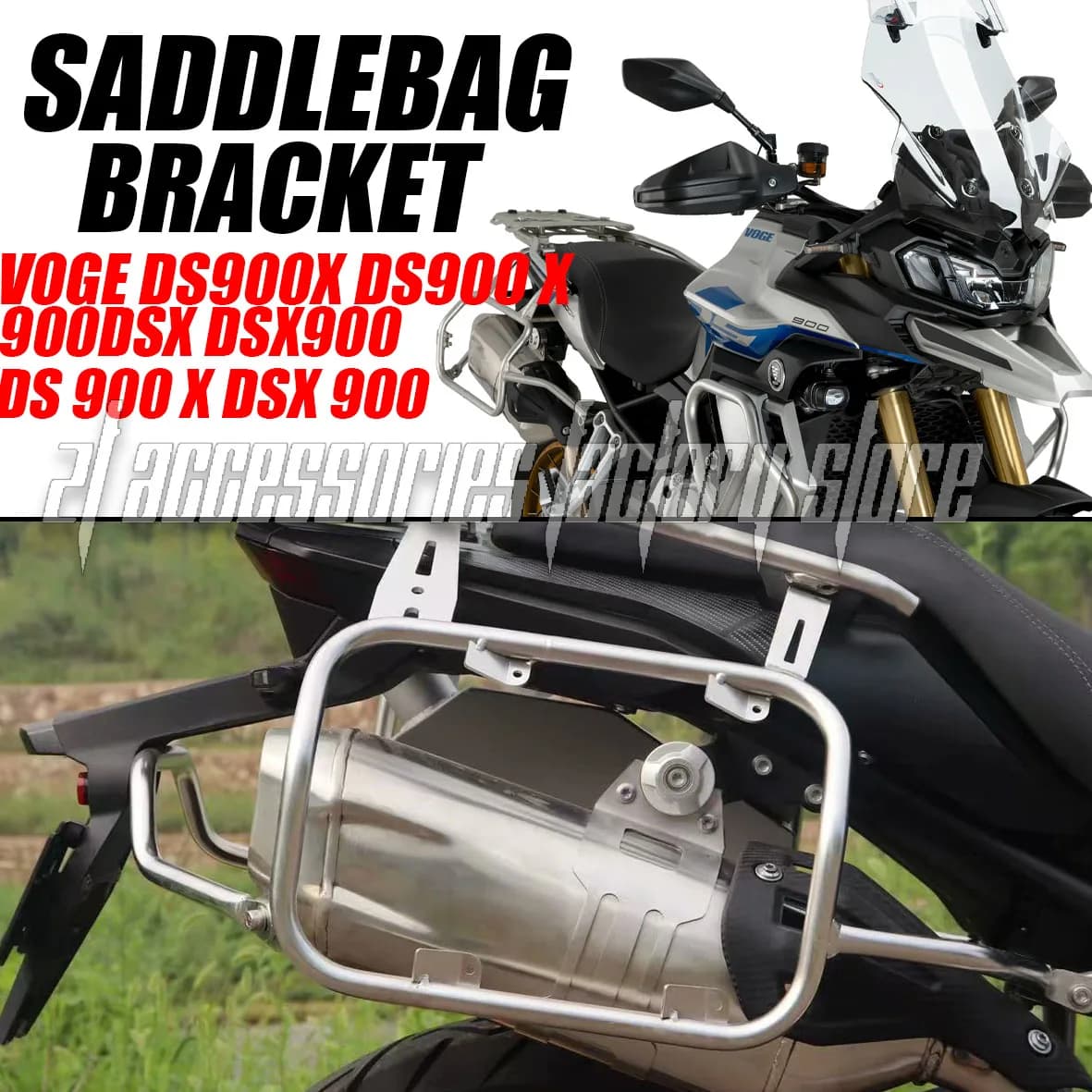 Accessori moto staffa scatola laterale portapacchi nuovissimo adatto per VOGE DS900X DS900 X 900DSX DSX900 DS 900 X DSX 900