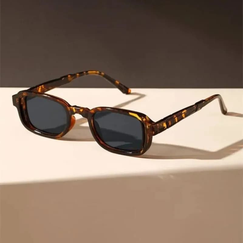 Luxurious Rectangle Sunglasses Women Oval Vintage Brand Designer Square Sun Glasses UV400 Men Shades Female Eyewear Anti-glare