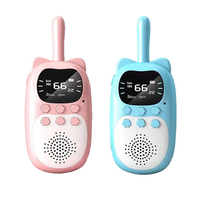 Walkie Talkie per Bambini, Giocattolo Interfono Wireless a Lungo Raggio per Esterni, Comunicazione Genitore-Figlio con Voce Chiara, Regalo per Bambini