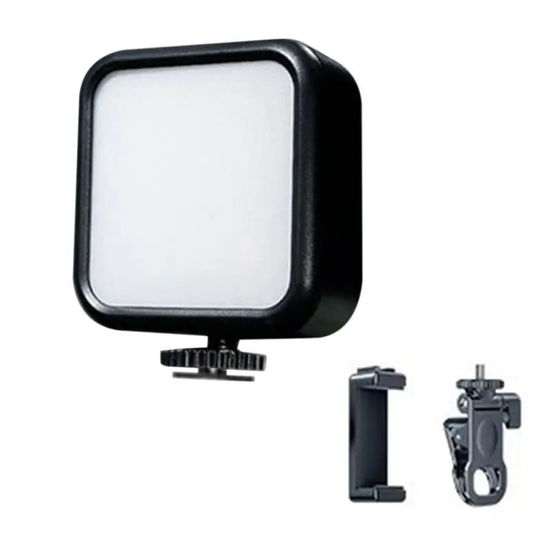 A01K-RGB Luce di Riempimento Portatile per Fotografia all'Aperto, Flash ad Anello con Clip per iPad e Telefoni Cellulari