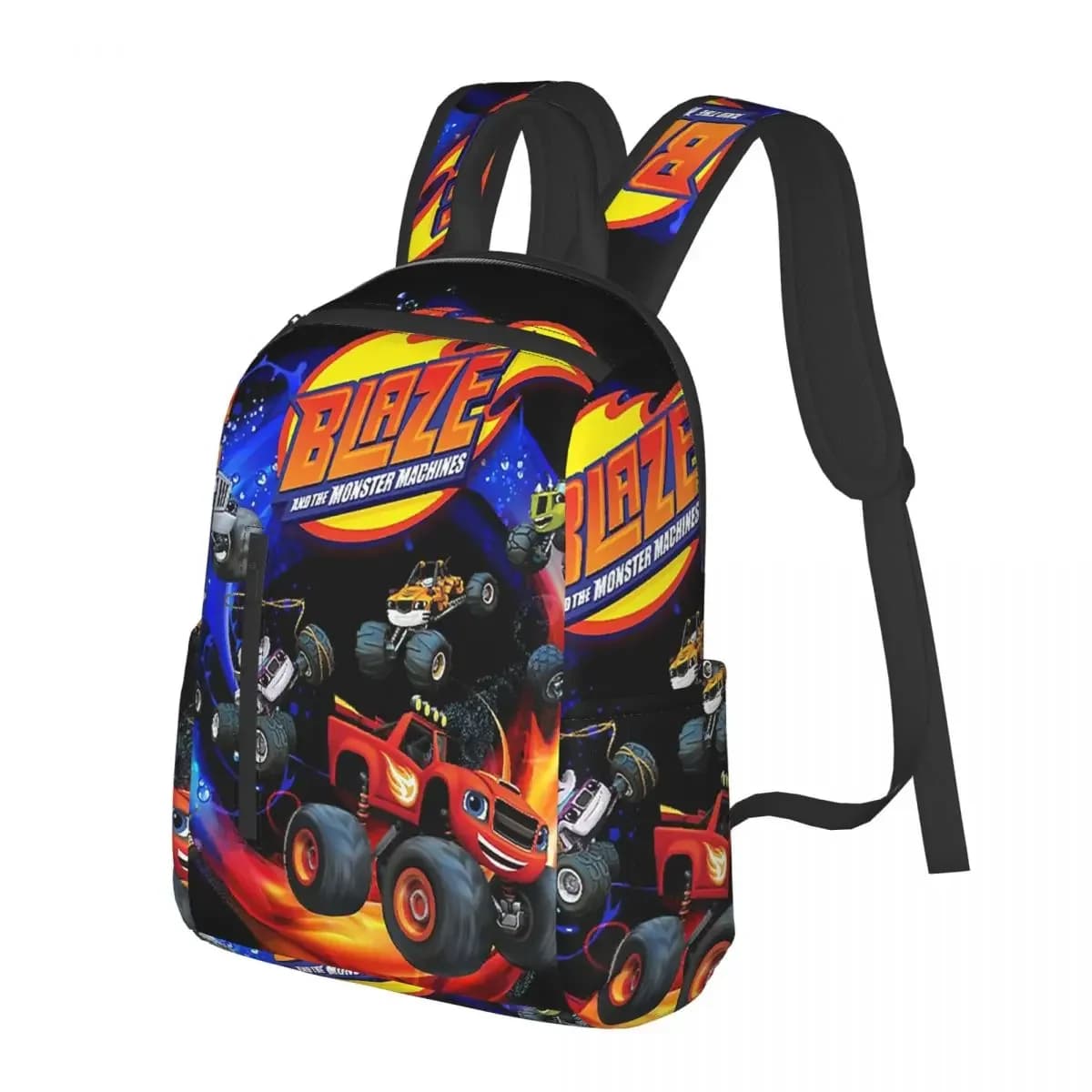 Zaino attivo Blaze And The Monster Machines, borsa da scuola, zaino da viaggio per escursioni, per uomo e donna, borsa a tracolla alla moda