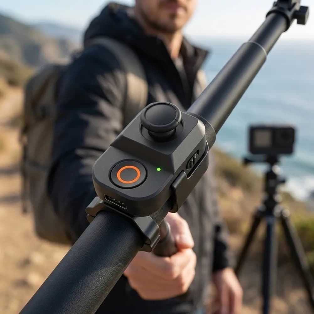 For DJI For Osmo Pocket 4p/4/3 Pocket Camera Wireless Remote Controller Remote Shutter Button For Action Camera Accessories