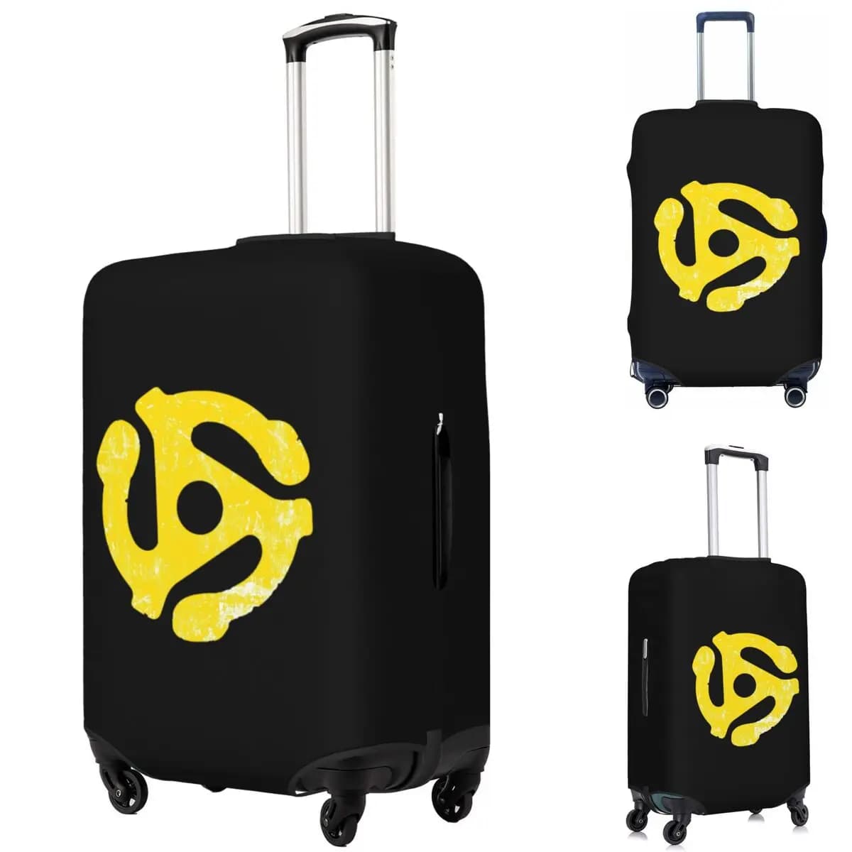 Adattatore per registrazione da 45 giri/min Protezione per valigia a T Coperture protettive per bagagli da viaggio elastiche per 18-32 pollici