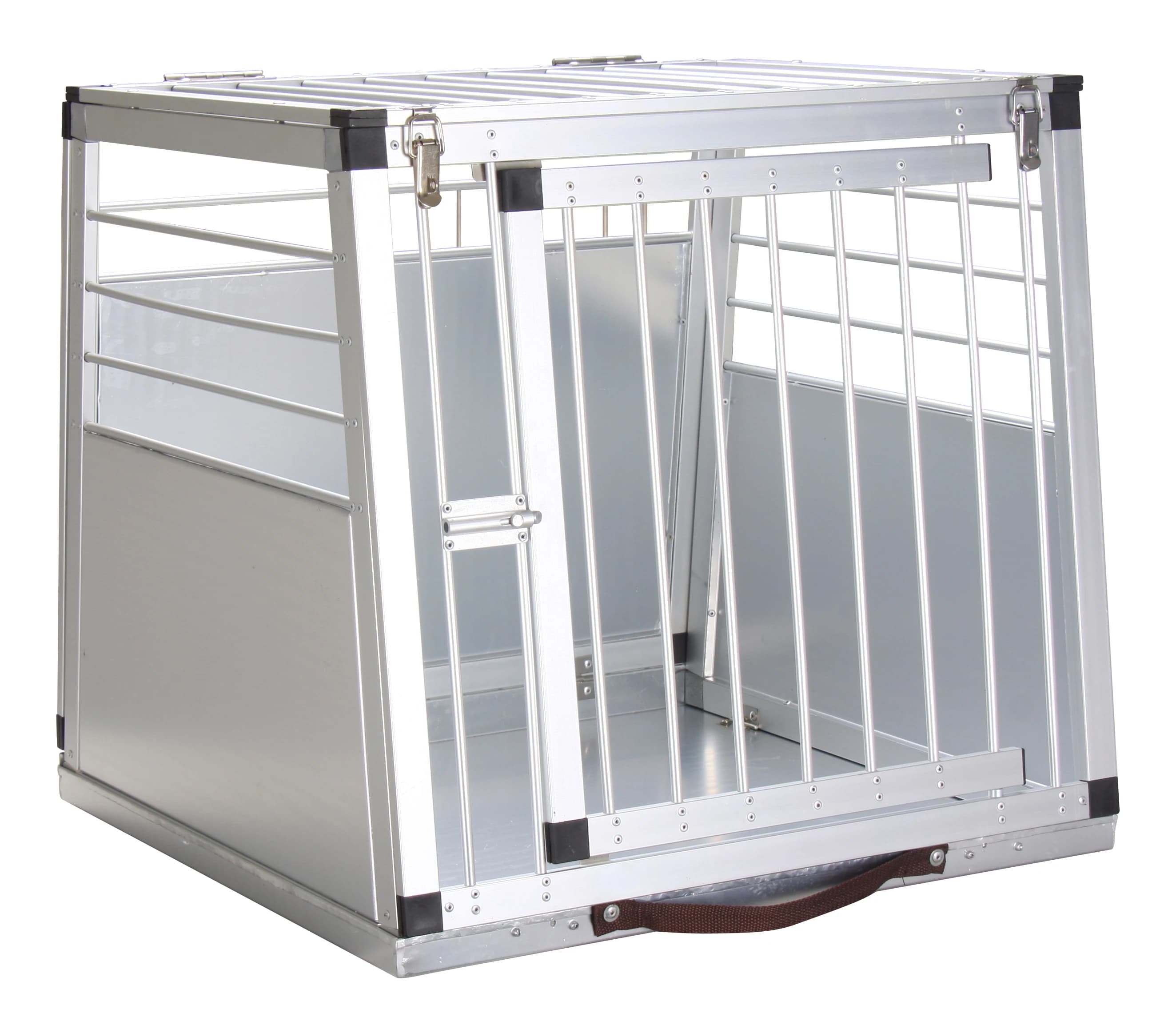 KA-601 Gabbia Portatile in Alluminio per Cani, Trasportino per Animali Domestici, Ideale per Trasporto e Viaggi in Auto, Struttura Portatile e Pratica