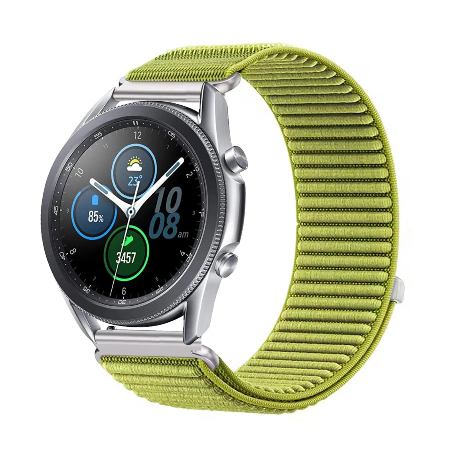 Cinturini in nylon per cinturino Samsung Galaxy Watch 3 da 45 mm, cinturino in nylon elastico con velcro morbido