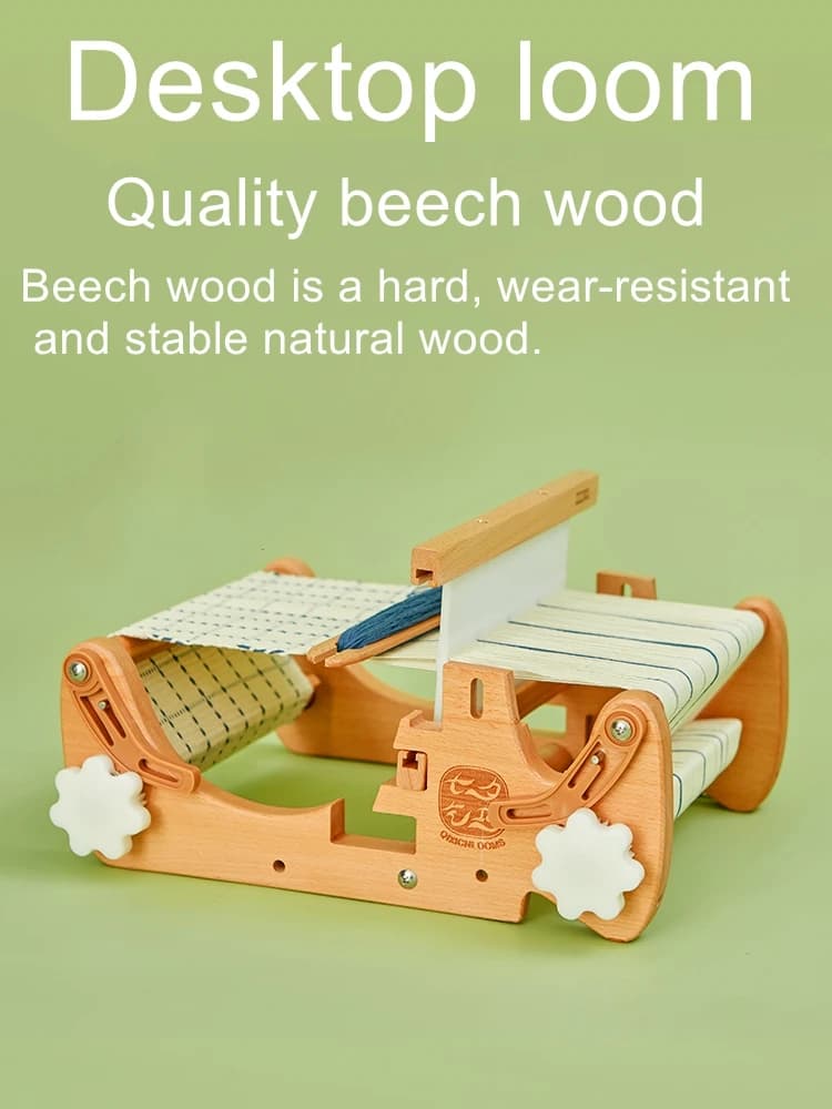 ZZ201 Home Desktop Loom Easy Hand Weaving Small Loom Mini Adult Split Weave