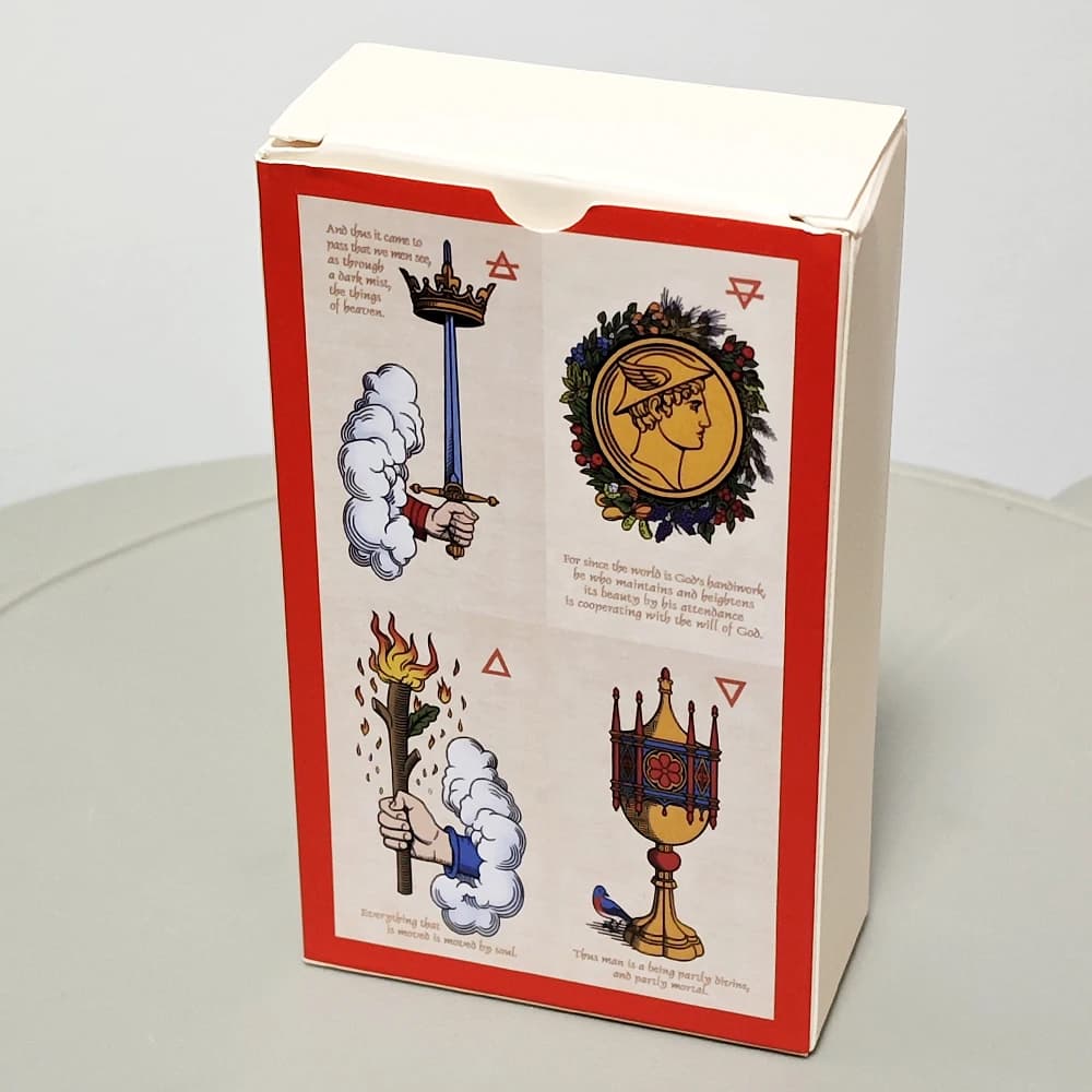 Il Tarocchi Alchemico di Marsiglia 12*7 cm Un'interpretazione del Tarocchi Francese che Referenze Alchimia 78 Carte dei Tarocchi