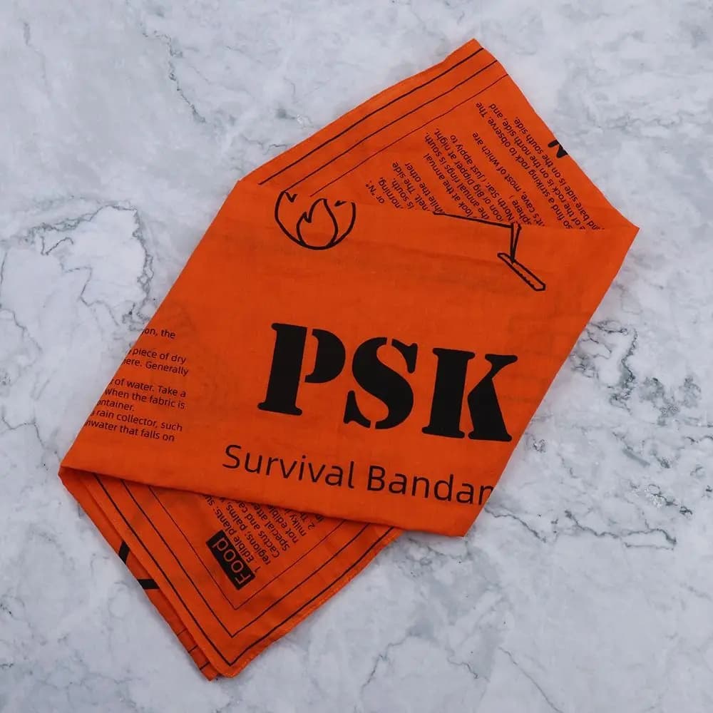 Sunscreen Square Survival Scarf Neck Protection Headband Camping Bandana Emergency Versatile Hiking Scarves Men Women