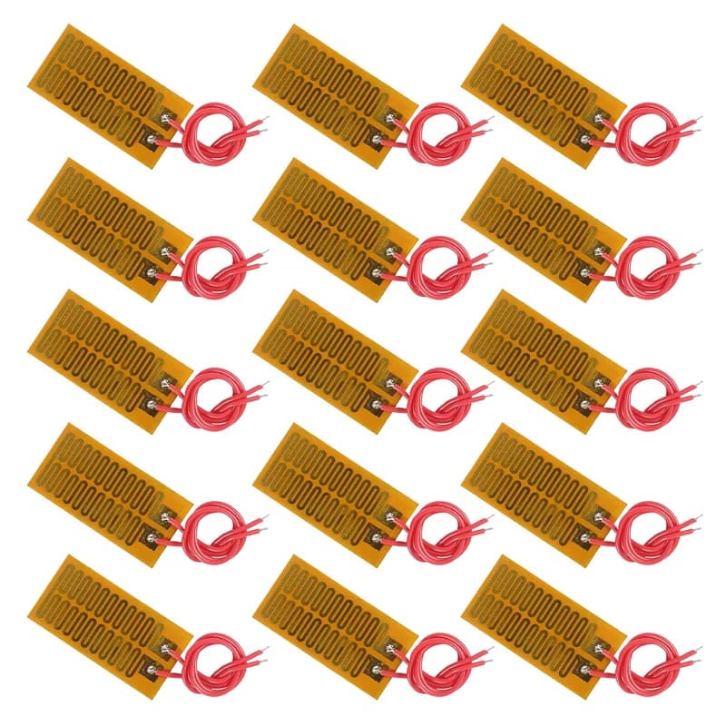 Custom 3.5v 5v 12v 24v 48v 3d Printer Adhesive Electric kapton Pi Film Polyimide Flexible Heating element