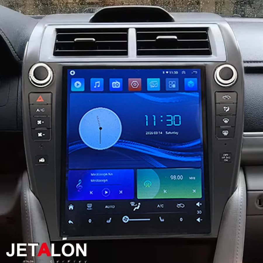 12inch Carplay Android 15 Screen For Toyota Camry 7 XV 50 55 US Version 2012-2017 Car Radio Multimedia GPS Video Player CarPlay