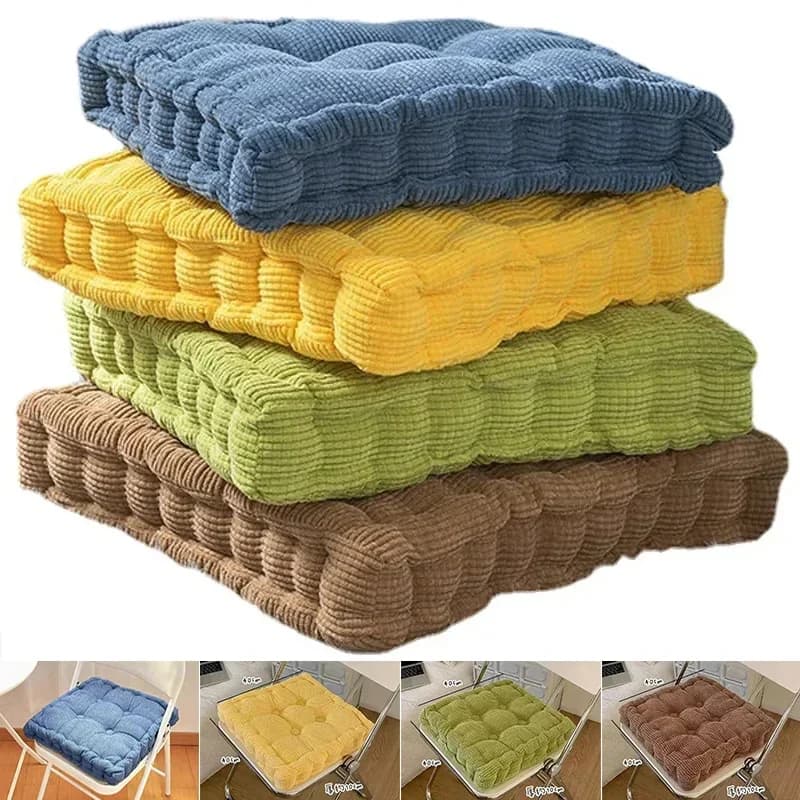 40x40cm Square Cushions Meditation Large Floor Pillow for Kids and Adults Cushion for Floor Seating Yoga Living Room Office