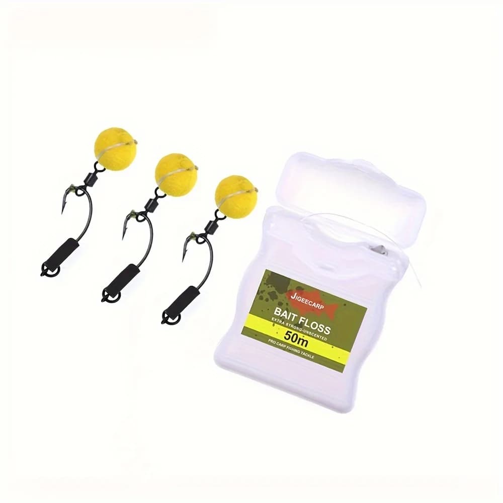 1/3 Pezzi Accessori per la Pesca alla Carpa: Impugnature per Filo da Esche, Porta Boilies POP-UP, Chod Hair, Ronnie Rig, Method Feeder, Attrezzatura Terminale da Pesca