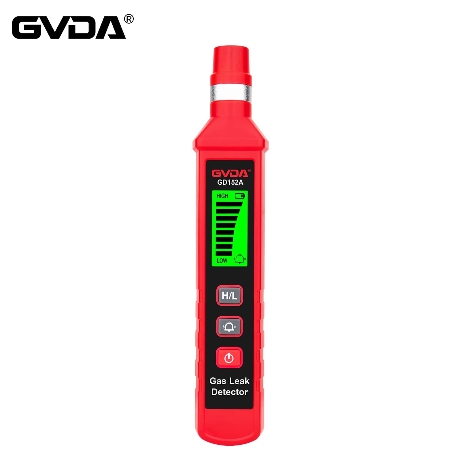 Analizzatori di Fughe di Gas GVDA, Tester per Gas Combustibili e Fumo, Allarme Sonoro e Luminoso, Rilevatore di Gas Naturale e Metano Mini con Retroilluminazione