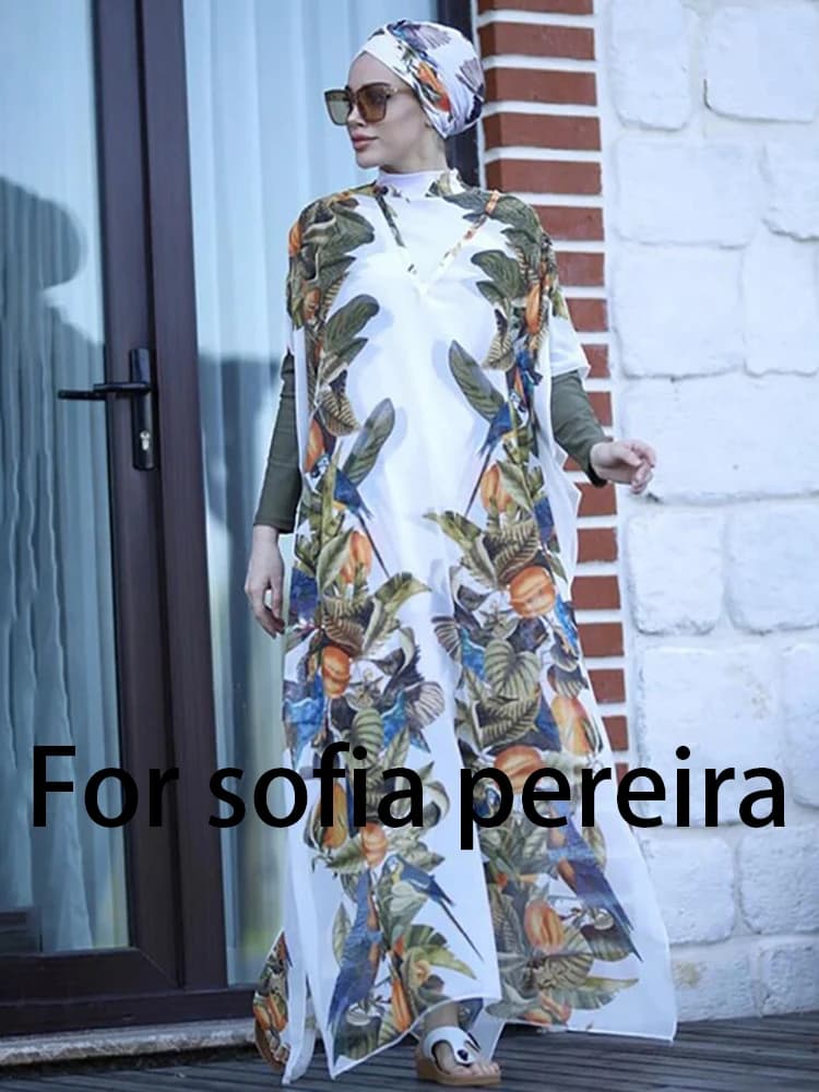 Costumi da bagno musulmani da donna Burkini Femmes da 3/4 pezzi per SP