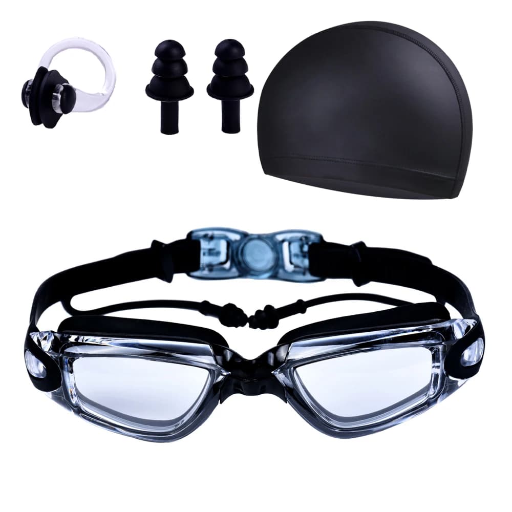1Pc Adult Swimwear HD Swimwear Silicone Ear Caps Not Eye-proof Large Frame Anti-Fog Professional Waterproof Ear Protection