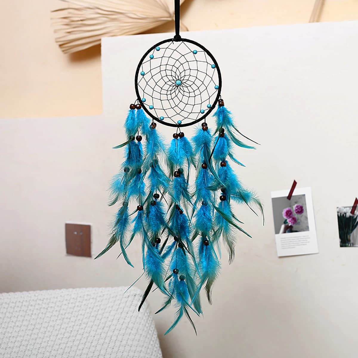 Blue Sky Dream Catcher Room Decoration Girl Nordic Decoration Home Nordic Style Kids Wind Chimes Dreamcatcher Without LED