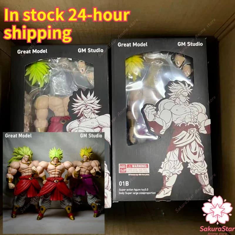 【Disponibile】Nuovo Modello GM Studio Beast God Kong Dragon Ball SHF Broli Super Saiyan Fenrir B010L B011L B012L Action Figure
