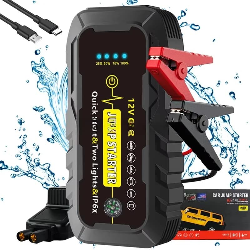 Vendita calda 1000A Corrente di Picco Salto di Avviamento 12v Batteria per Auto di Emergenza Booster Pack Batteria per Auto Portatile Jump Starter Power Pack