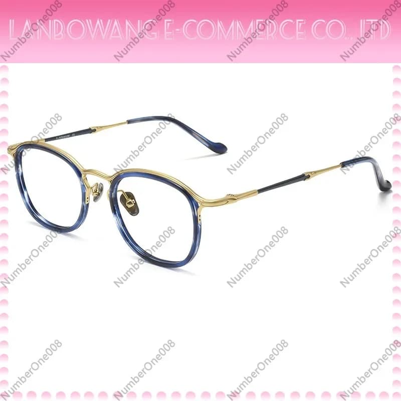 Designer Retro Pure Titanium Polarized Sunglasses for Men, High Quality Eyeglasses