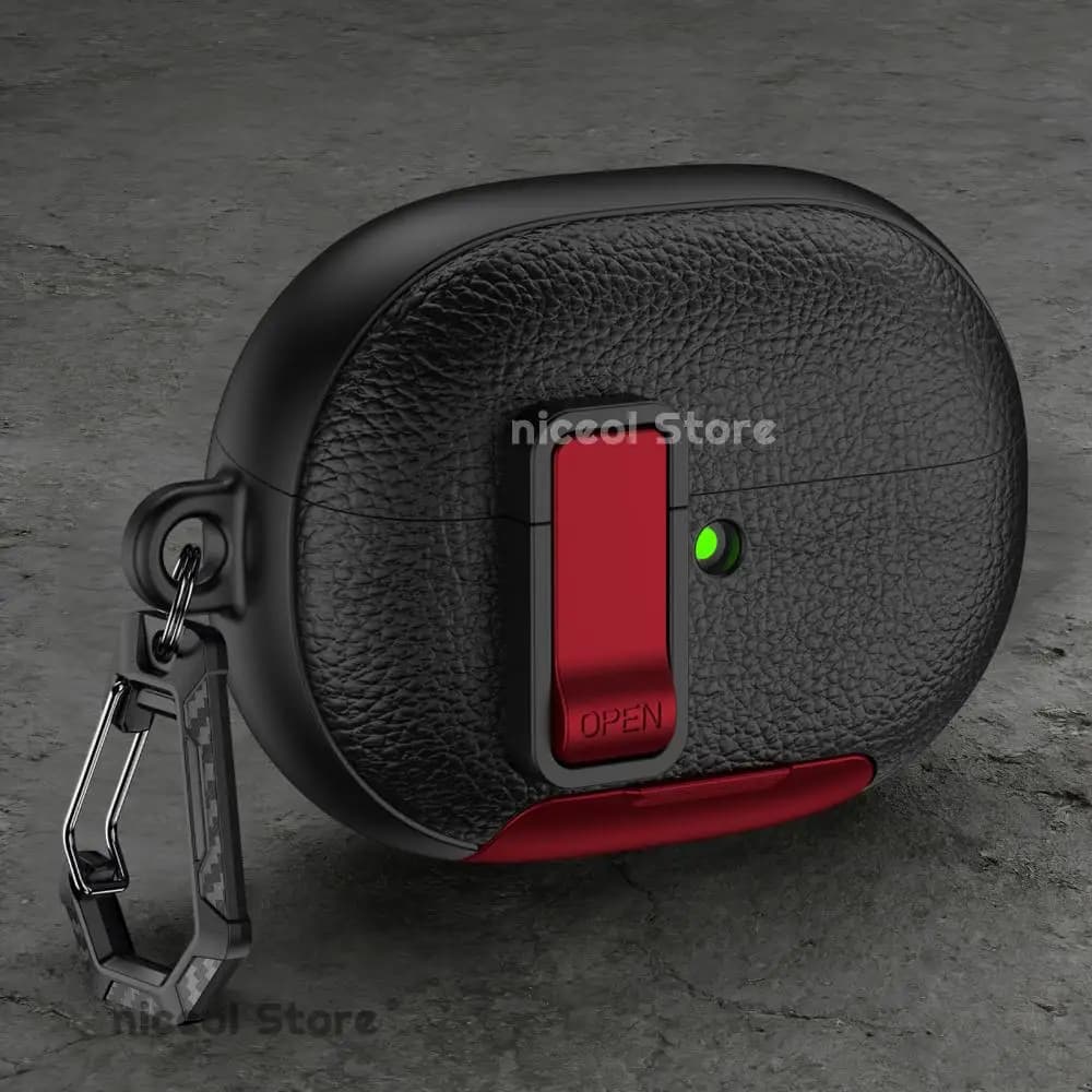Custodia Protettiva Antiurto per Cuffie Huawei FreeBuds Pro 5 con Supporto e Blocco per Telefono, Anti-Graffio