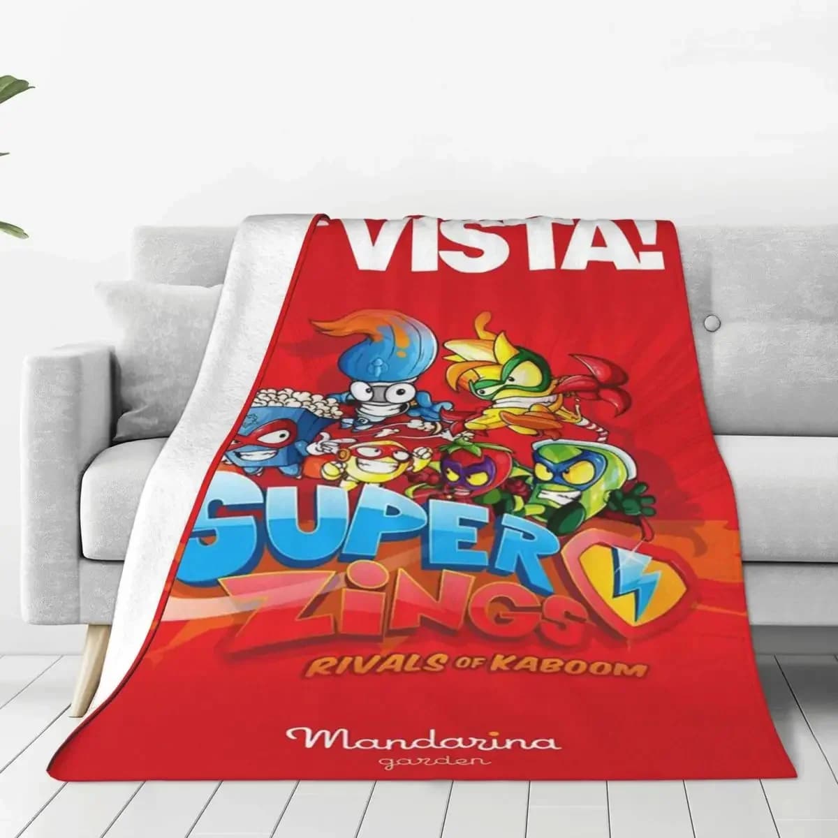 Super Zings Game Blankets Sofa Cover Coral Fleece Plush All Season Cartoon Soft Throw Blankets for Sofa Travel Bedding Throws