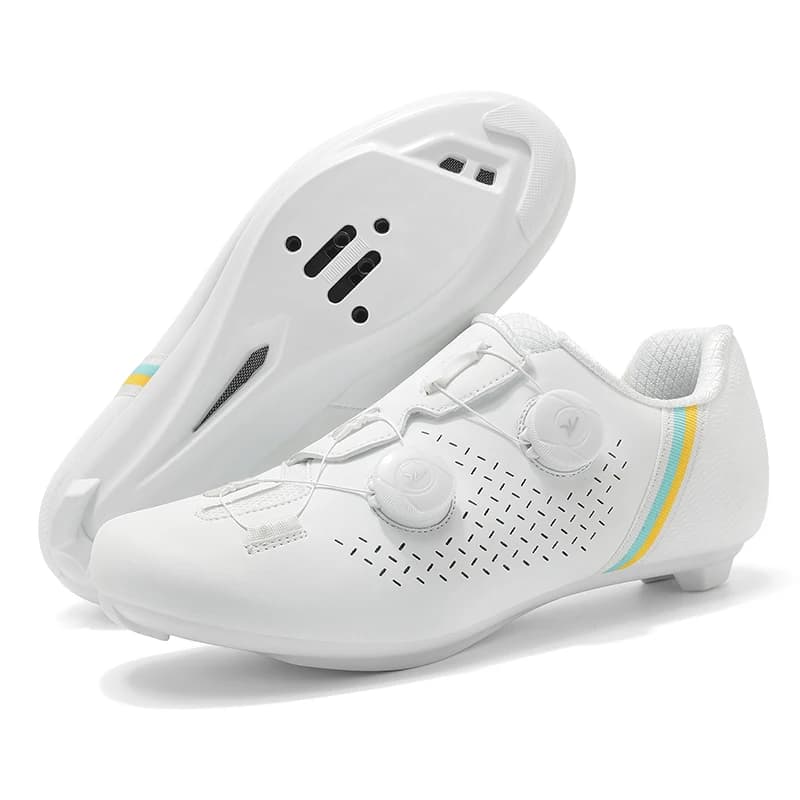 Road Cycling Shoes Men Women Racing Self-Locking Flat Cleat Shoes Non-Slip Mountain Bicycle Shoe SPD Racing Sneaker Bike Shoes