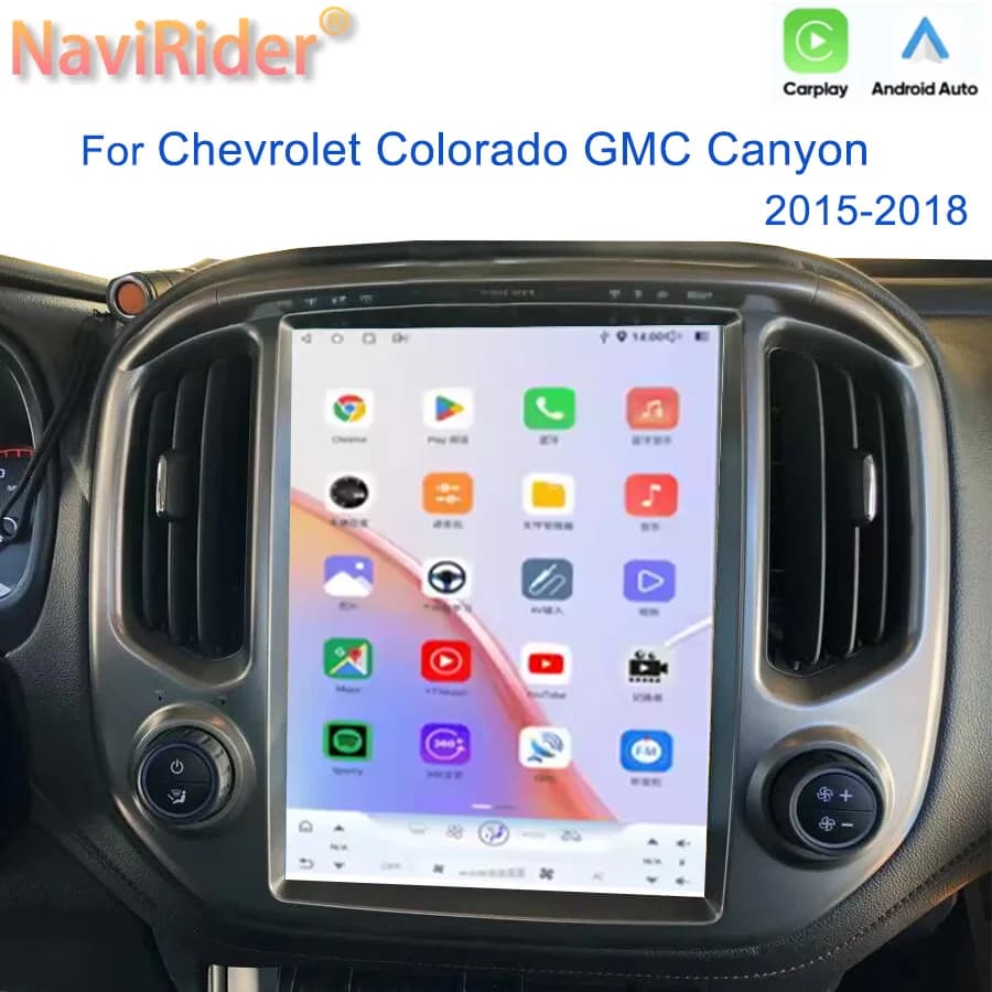 12.1 inches Android Smart Screen GPS Carplay For Chevrolet Colorado GMC Canyon 2015-2018 Autoradio Multimedia Reader Stereo Navi