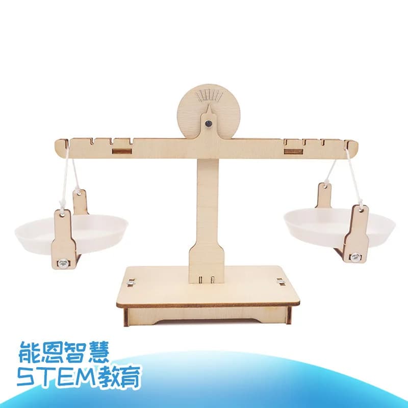 Esperimento fai da te STEM Toy Kit di materiali in scala di legno tecnologia in legno Puzzle bilanciamento gioco cognizione del peso giocattoli a vapore ausili scolastici