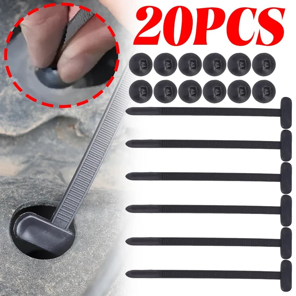 Nylon Zip Ties Car Engine Guards Underbody Panel Fastener Clip Screw Replacement Multi-Purpose Heavy Duty Self-locking Cable Tie