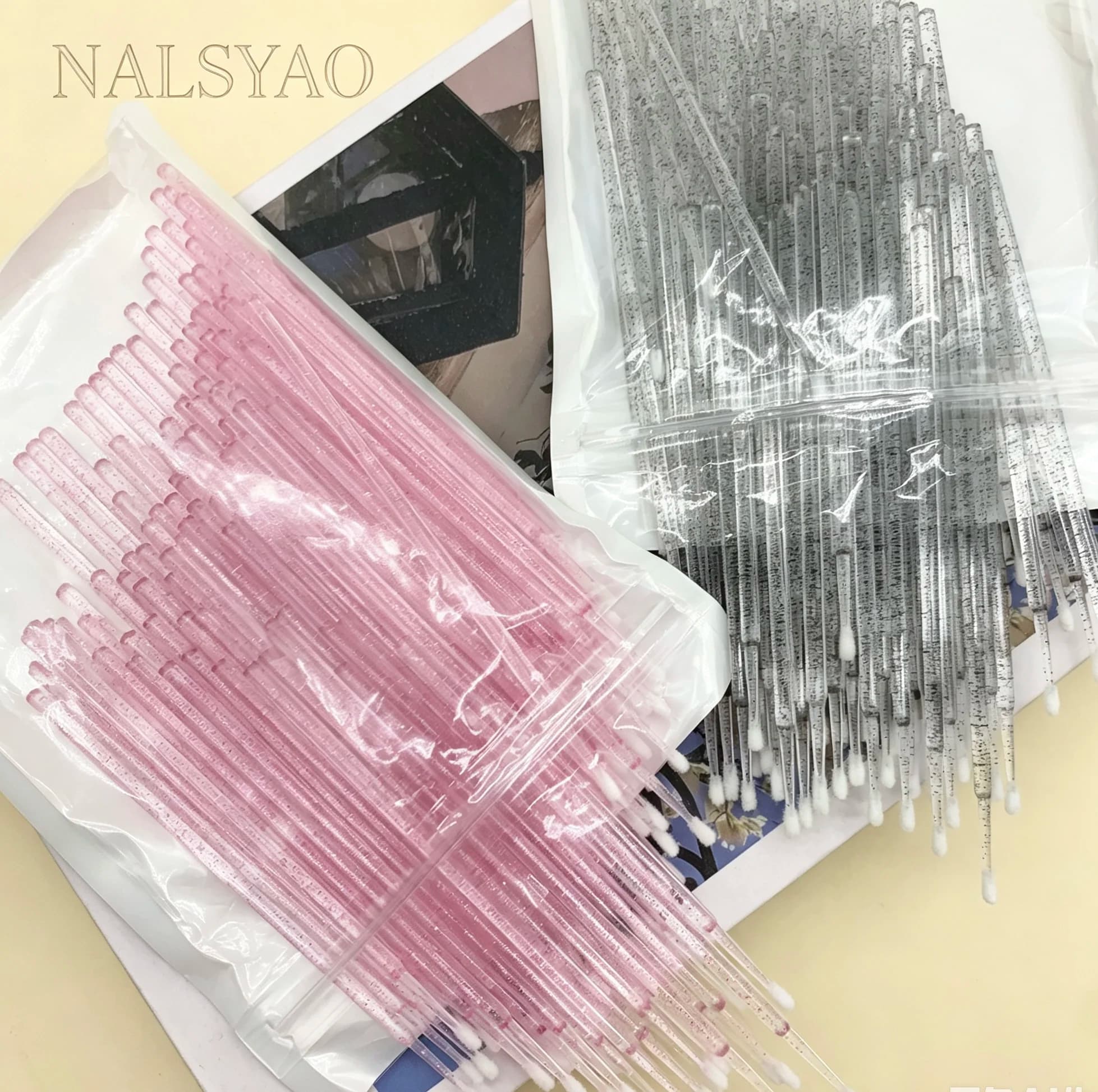 Applicator Eyelash Extension Makeup brushes Tools 100pcs Micro Brush Crystal Lash Removing Swab Microbrush Mascara Wands