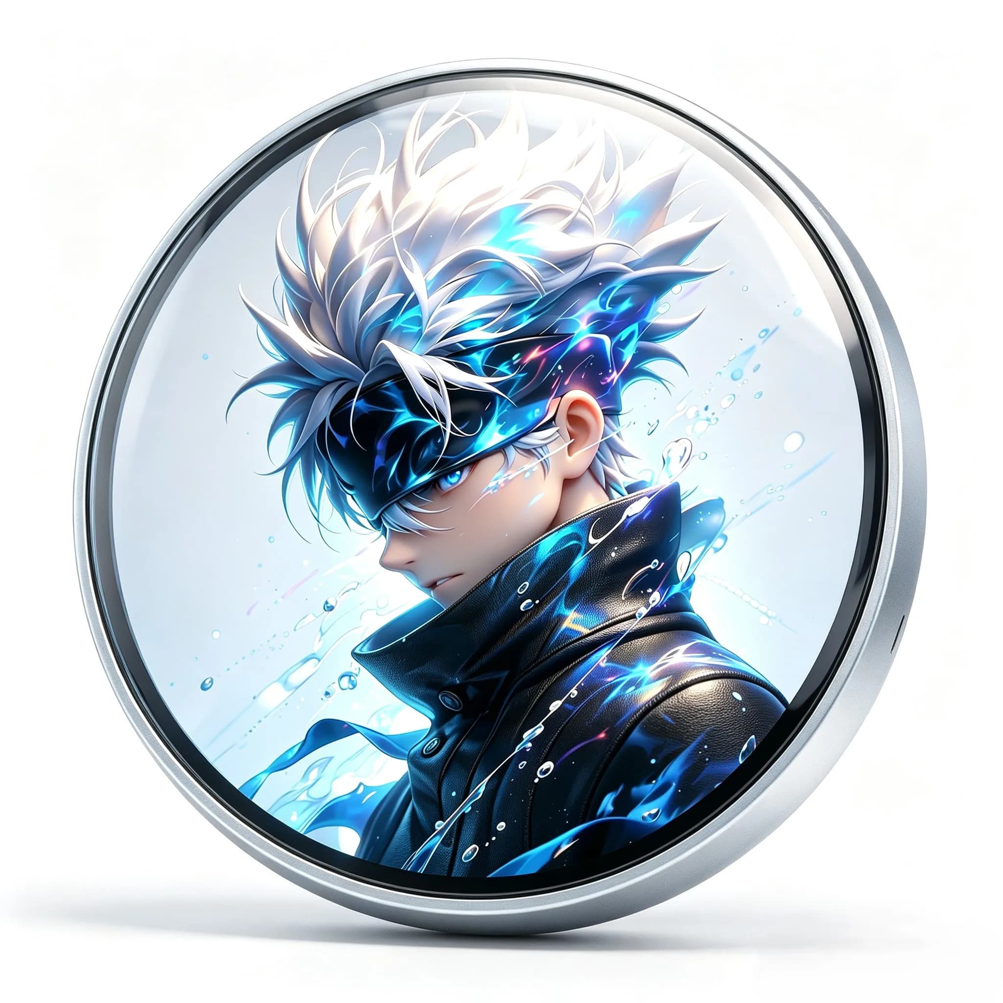 Dynamic electronic touch display screen, outdoor DIY anime fashion badge, digital photo frame, home decoration