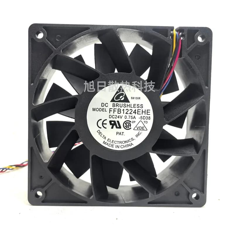 for Delta FFB1224EHE 120mm 12038 24V 0.75A High Speed Inverter Cooling Fan