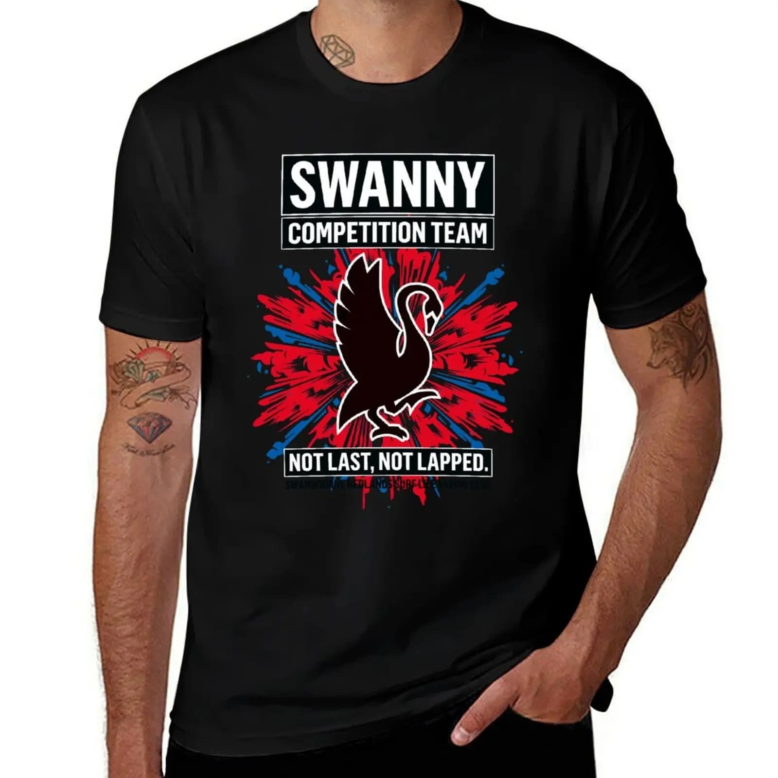 Swanny - T-shirt Not Last, Not Lapped, t-shirt casual a maniche corte, adatta a tutti gli abbinamenti
