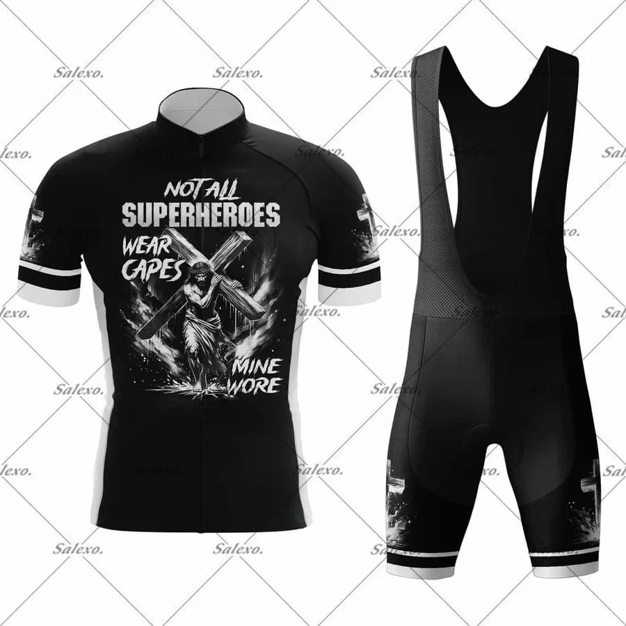 2026 new styles summer cycling mesh set cycling clothing kit black road bike shirts suit shorts with bicycle straps Maillot Culotte