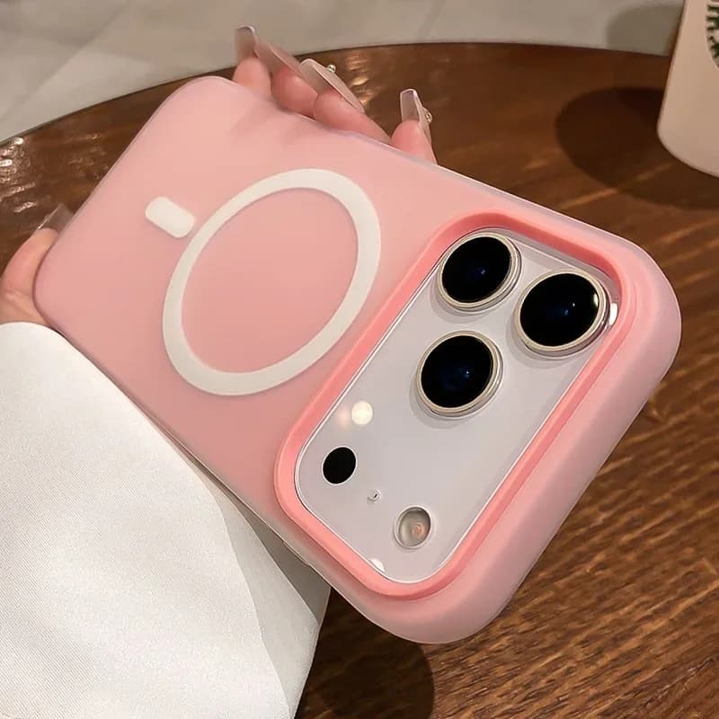 Luxury 2 IN 1 Magnetic Shockproof Case For iPhone 18 Pro Max 17 16 15 14 Plus 13 12 Air Liquid Silicone For Magsafe Bumper Cover