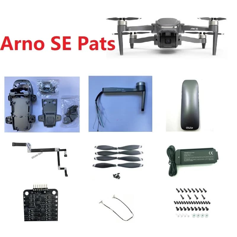 Cfly no SE/no Plus RC Drone pezzi di ricambio braccio motore telecomando elica Gps FPC cavo vite caricatore Shell