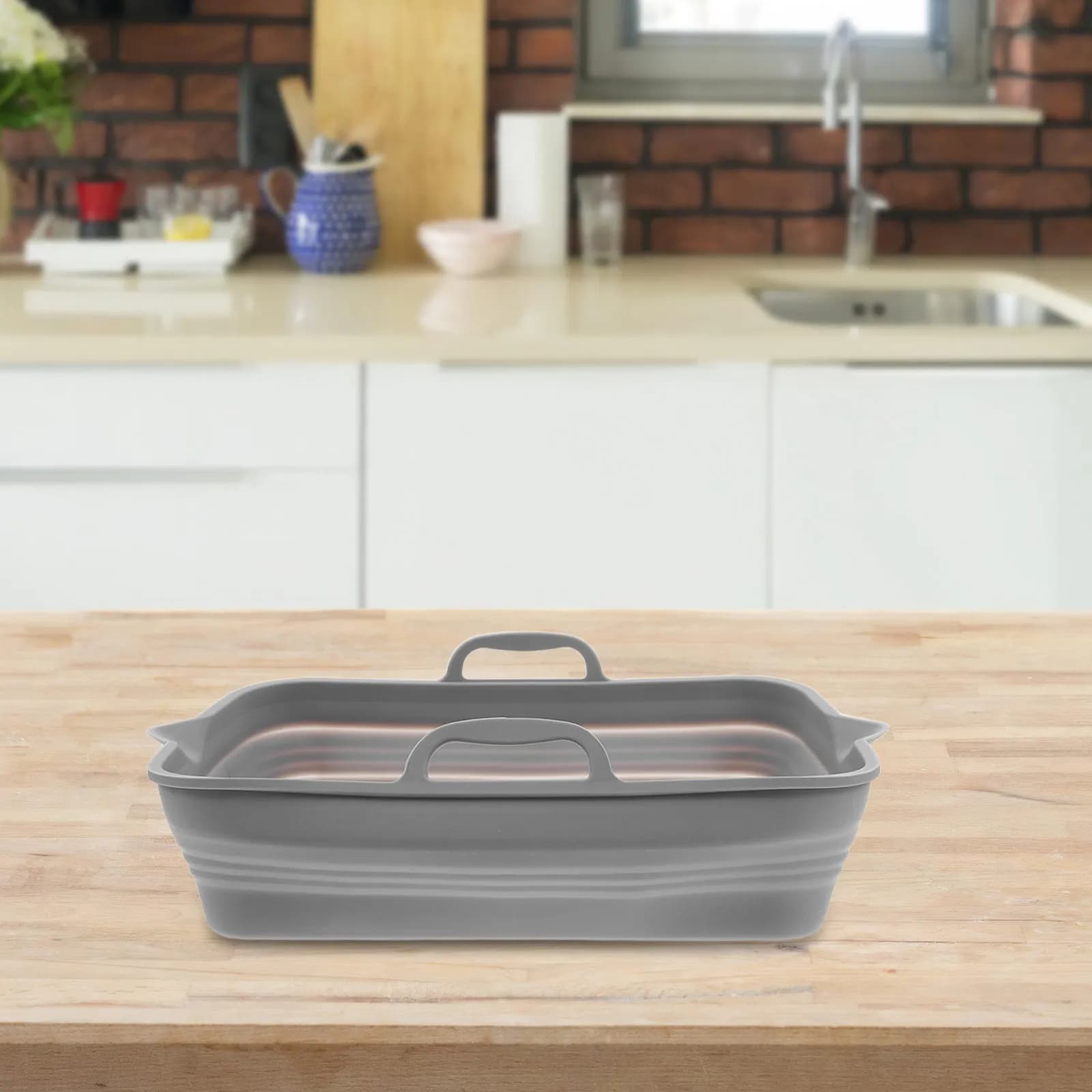 Set di 2 Tappetini da Forno Pieghevoli in Silicone, Resistenti alle Alte Temperature, Antiaderenti, per Friggitrice ad Aria, Forno e Microonde, Riutilizzabili e Salvaspazio