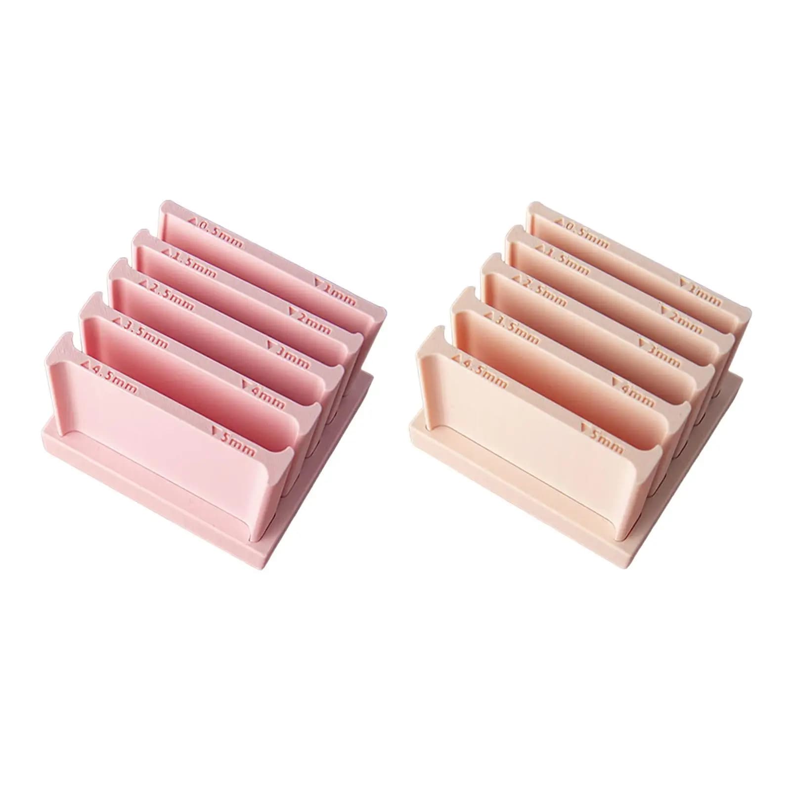Kit per la creazione di strisce di argilla da 0,5-5 mm a doppia faccia per la lavorazione fai-da-te leggero con segni di misurazione 5 matrici intercambiabili