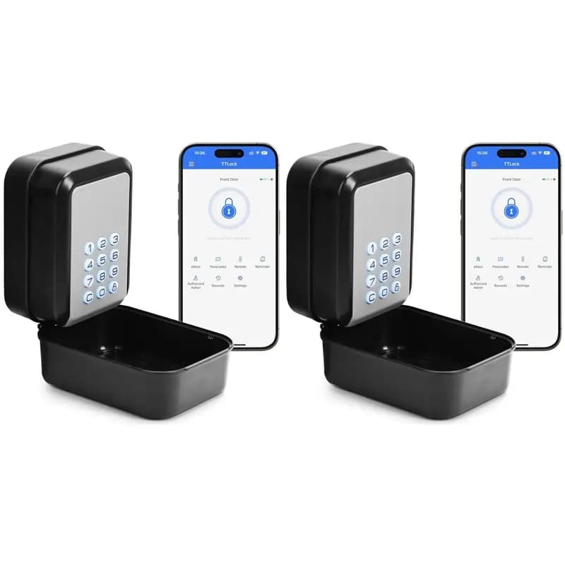 【RECOMENDAR】Scatola di sicurezza elettronica Bluetooth con scatola di sicurezza Smart Key 2X con controllo APP e codice PIN