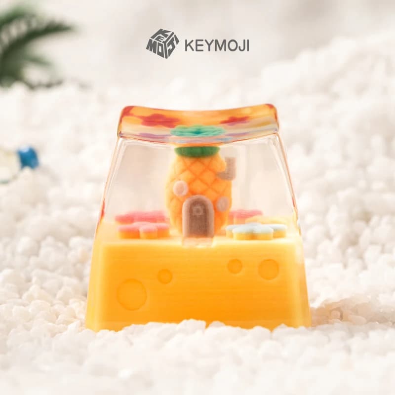 KEYMOJI Bikini Bottom Series Handmade 3D Printer for Mechanical Keyboard Cover MX Switch