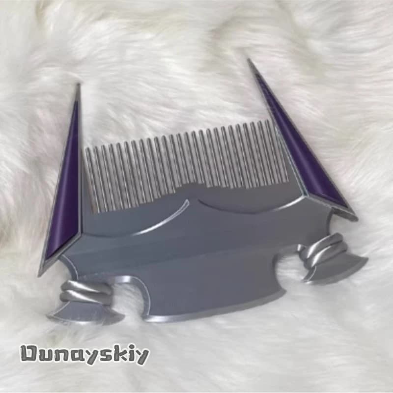 Noerde Hew Amozo Cosplay GACHIAKUTA Hair Comb Dark Fantasy Anime Prop Gothic Cosplay Hemera@Ritual Hair Ornament Halloween