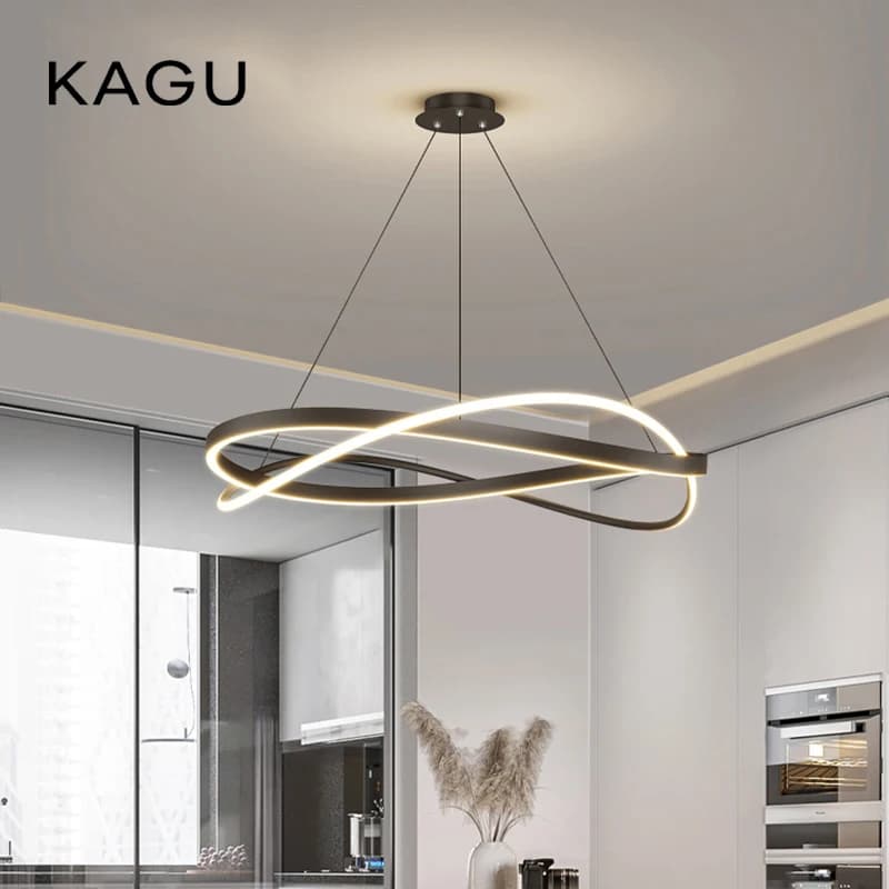 Minimalist Light Luxury Living Room Pendant Lights Post-modern Simple Restaurant Light Bedroom Ceiling Lamp Home Decorations