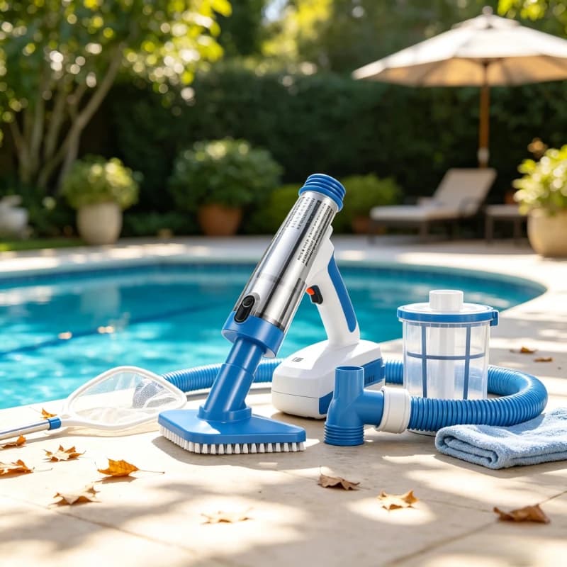 Cordless Rechargeable Handheld Pool Vacuum Portable Cleaner for Pool Fish Tank Spas Hot Tubs