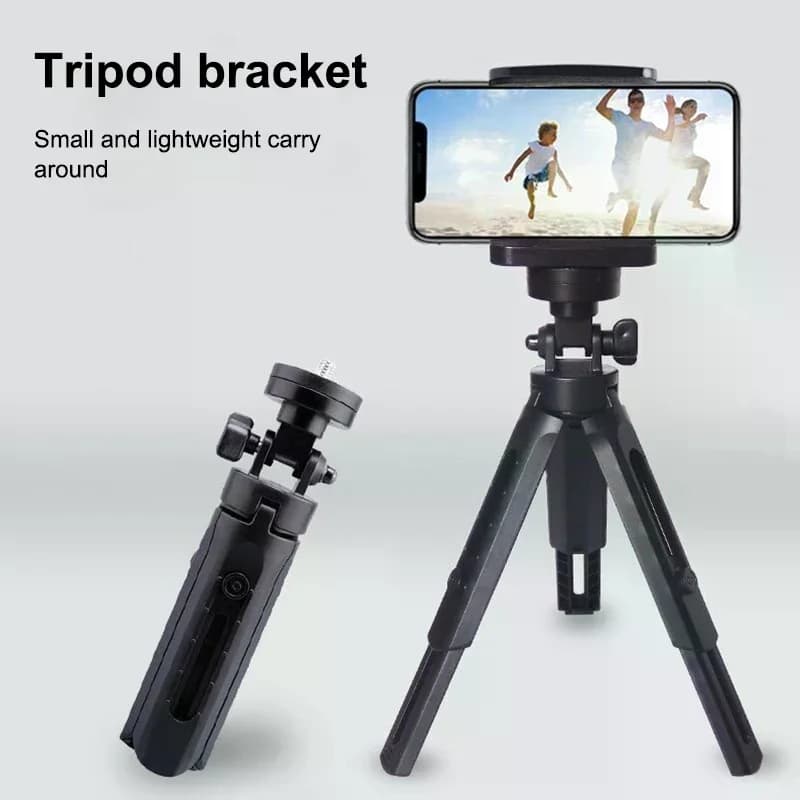 Accessorio per Telefono, Mini Treppiede da Tavolo Estensibile Portatile, Supporto per Selfie Stick per Video in Diretta