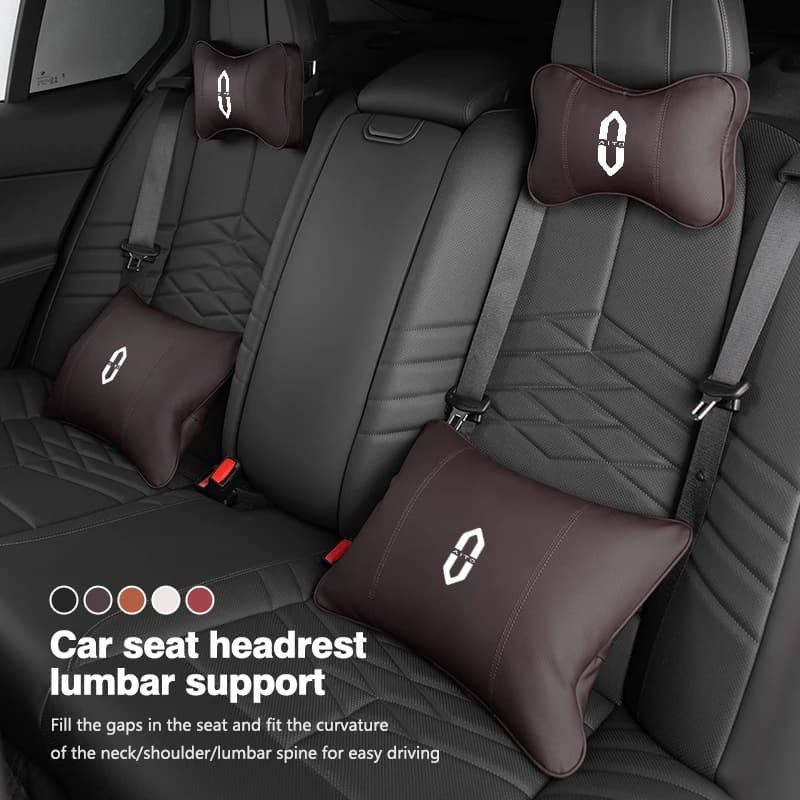 Universal Car Seat Headrest Neck Pillow Lumbar Support Cushion For Aito M5 M7 2022 2023