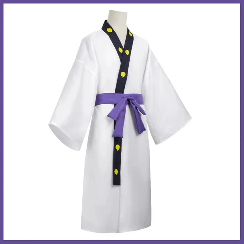 Anime Orochimaru Costume Cosplay Giapponese Bianco Maniche Lunghe Kimono Accappatoio Abito Cintura Parrucca Adulto Uomo Donna Vestito di Halloween 5ftu ^