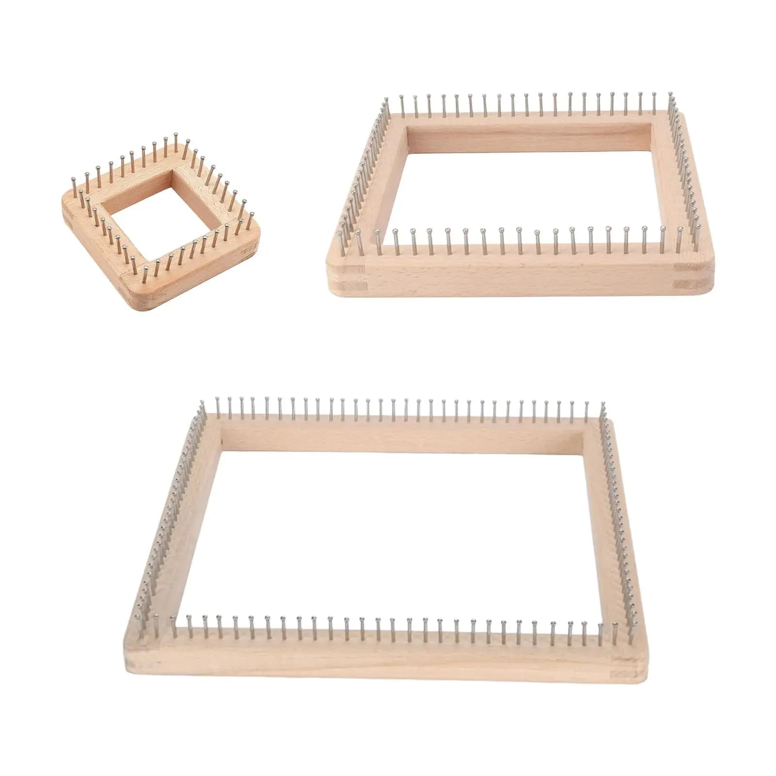 Wooden Knitting Board Craft Supplies Weaving Loom for Shawls Crochet Scarves