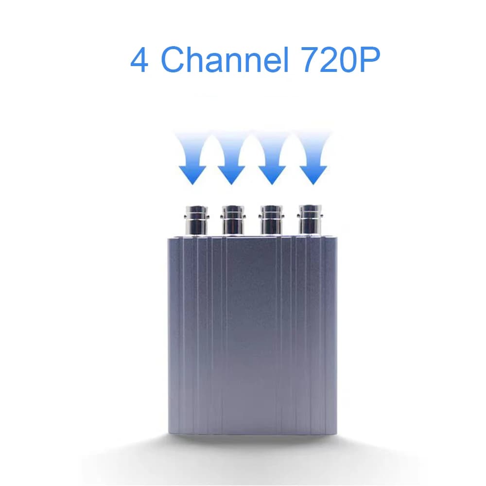 Scheda di acquisizione video BNC AHD USB3.0 UVC 1080P Registrazione di schede in streaming live per fotocamera PS4 Convertitore console per giocatori RAW
