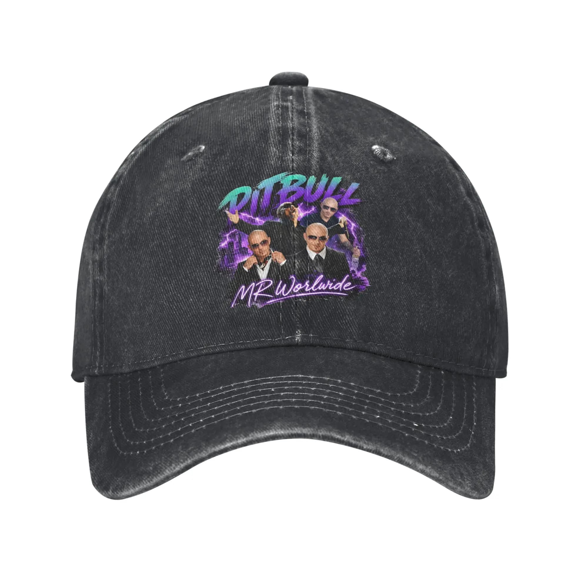 Pitbull Mr Worldwide Tour 2026 Baseball Caps Outfits For Unisex Adjustable Trucker Hat