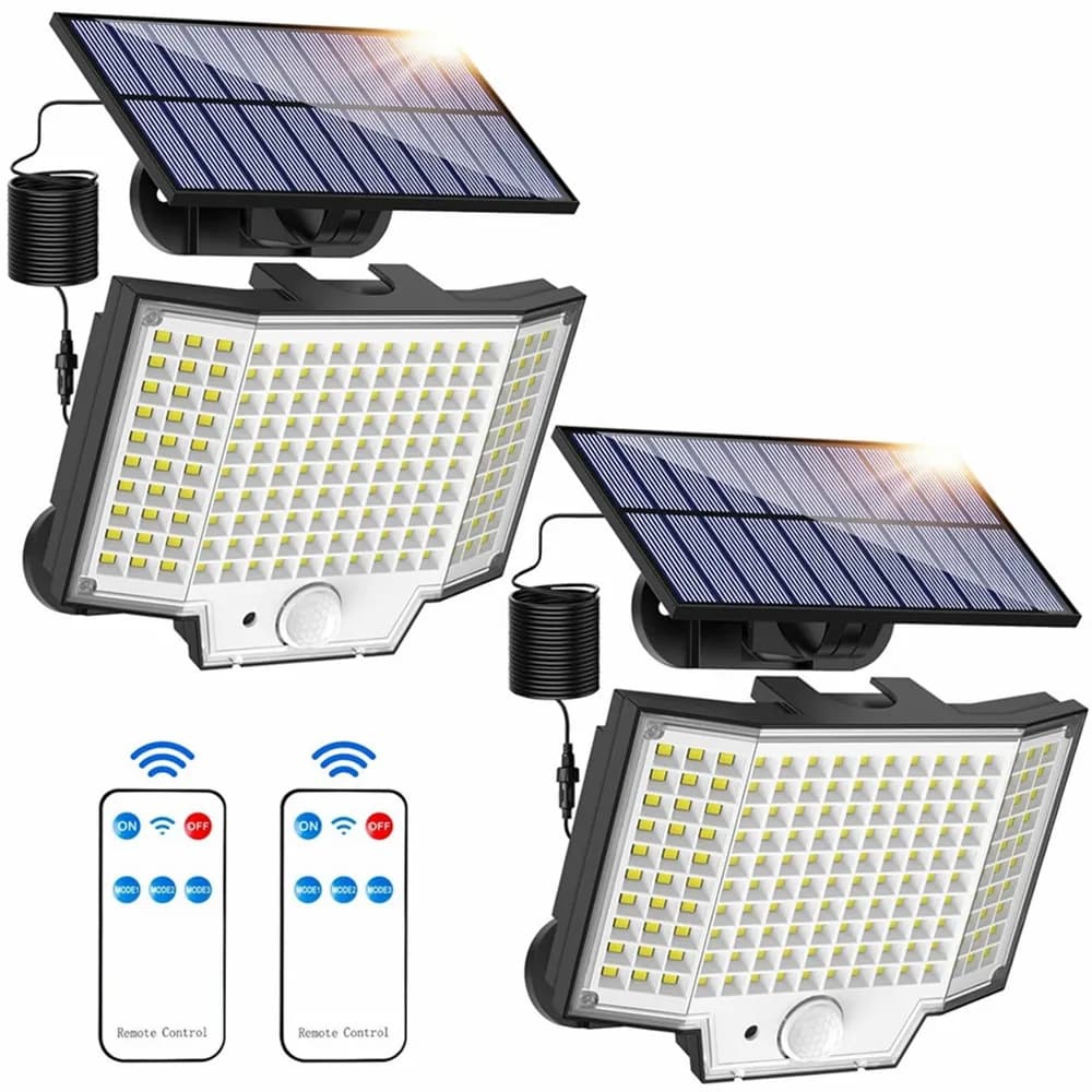 Outdoor Solar Light, Motion Sensor Garden Wall Light, Solar Street Light for Home Garden Path Lighting, No Wiring Needed